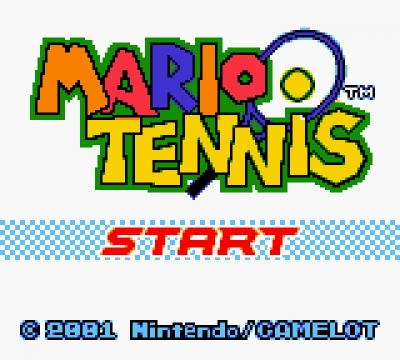 Screen ze hry Mario Tennis