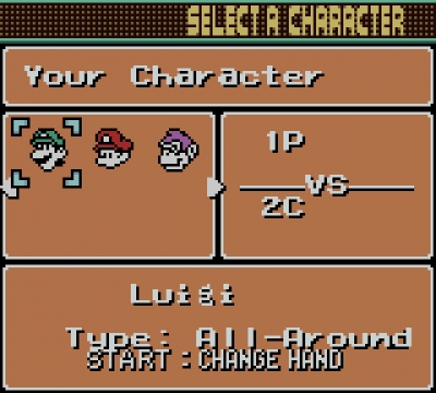 Screen ze hry Mario Tennis