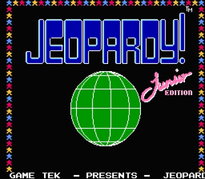 Screen ze hry Jeopardy! Junior Edition