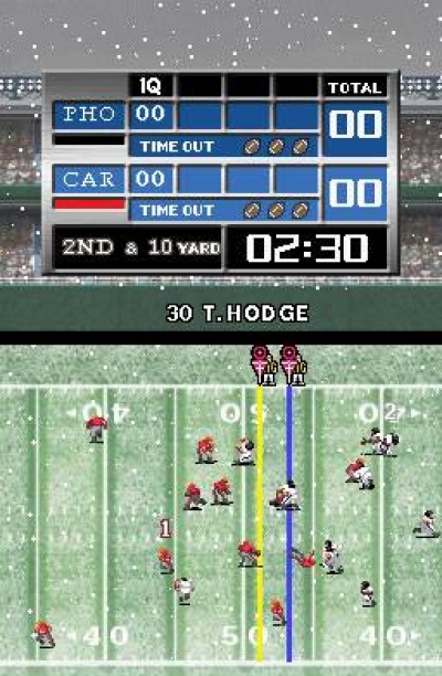 Screen ze hry Tecmo Bowl: Kickoff