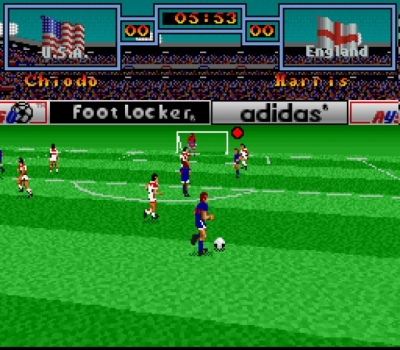Screen ze hry Tony Meolas Sidekicks Soccer