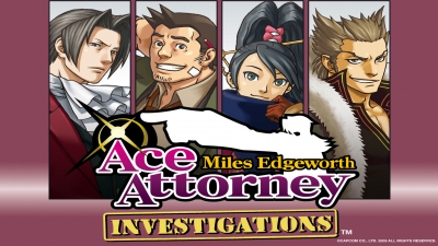 Artwork ke hře Ace Attorney Investigations: Miles Edgeworth