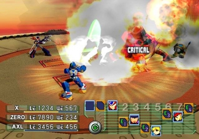Screen ze hry Mega Man X: Command Mission