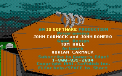 Screen ze hry Dangerous Dave in the Haunted Mansion