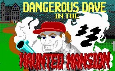 Screen ze hry Dangerous Dave in the Haunted Mansion