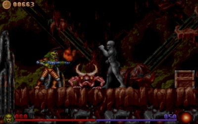Screen ze hry Alien Rampage
