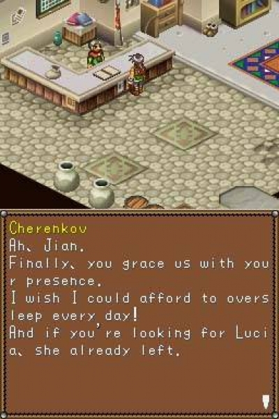 Screen ze hry Lunar: Dragon Song