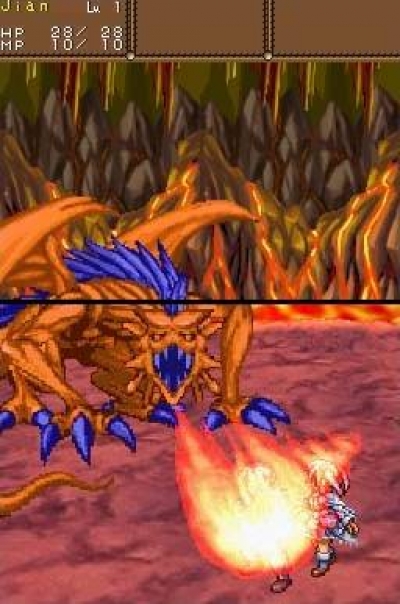 Screen ze hry Lunar: Dragon Song
