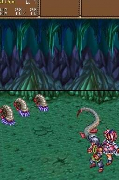 Screen ze hry Lunar: Dragon Song