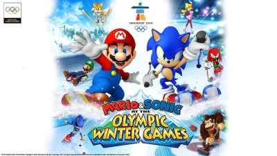 Artwork ke he Mario & Sonic at the Olympic Winter Games