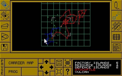 Screen ze hry Carrier Command