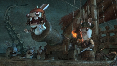 Artwork ke he Rayman Raving Rabbids 2