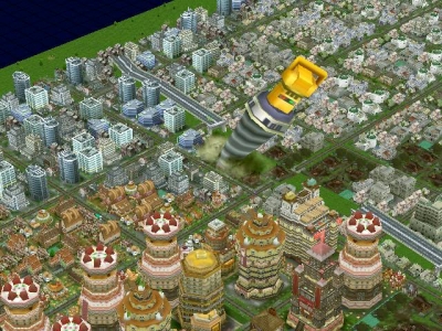 Screen ze hry SimCity: Creator