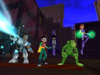 Screen ze hry Teen Titans