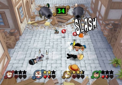 Screen ze hry One Piece: Pirates´ Carnival