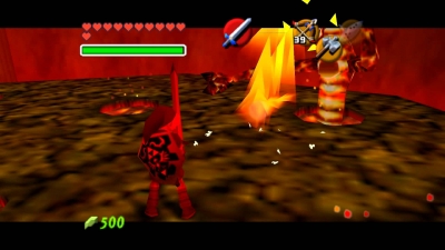 Screen ze hry The Legend of Zelda: Ocarina of Time 3D