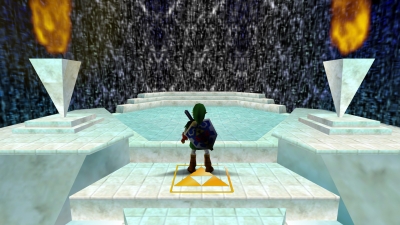 Screen ze hry The Legend of Zelda: Ocarina of Time 3D