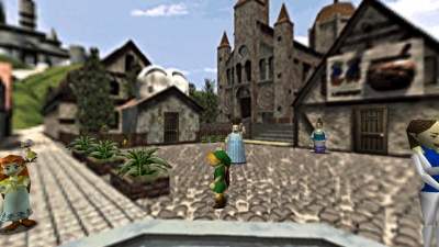 Screen ze hry The Legend of Zelda: Ocarina of Time 3D