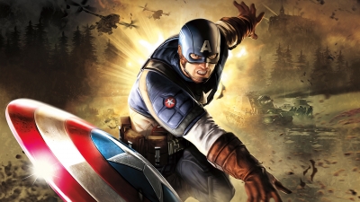 Artwork ke he Captain America: Super Soldier