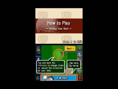 Screen ze hry True Swing Golf