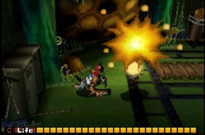 Screen ze hry Solatorobo: Red the Hunter
