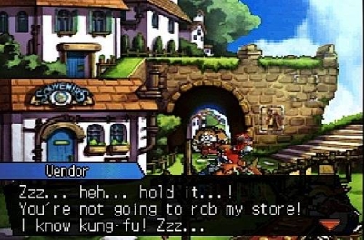 Screen ze hry Solatorobo: Red the Hunter
