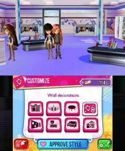 Screen ze hry Bratz: Fashion Boutique