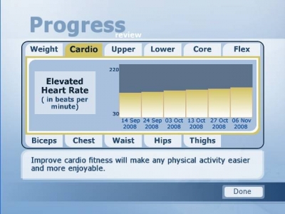 Screen ze hry My Fitness Coach