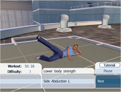 Screen ze hry My Fitness Coach