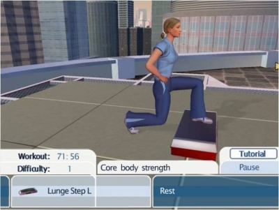Screen ze hry My Fitness Coach