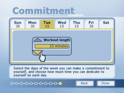 Screen ze hry My Fitness Coach