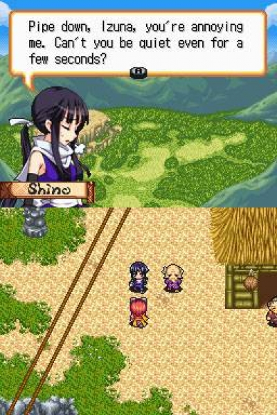 Screen ze hry Izuna: Legend of the Unemployed Ninja