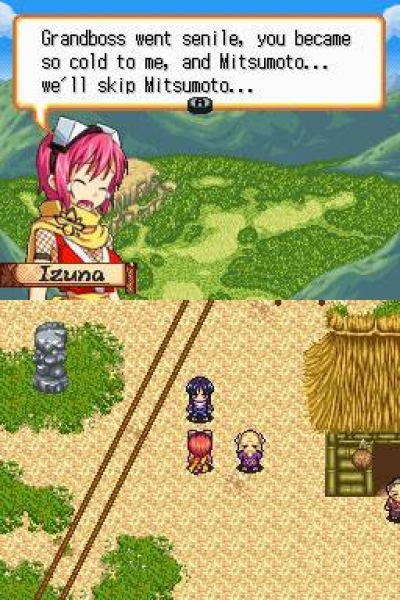 Screen ze hry Izuna: Legend of the Unemployed Ninja