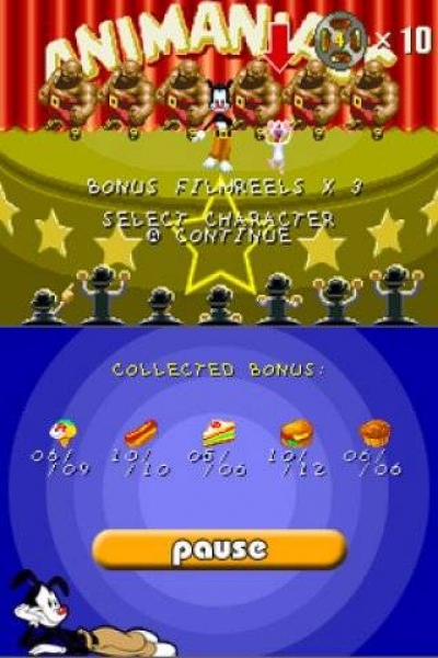 Screen ze hry Animaniacs: Lights, Camera, Action!