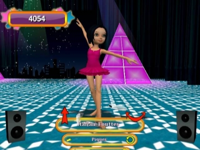 Screen ze hry Dance Sensation!