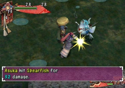 Screen ze hry Shiren the Wanderer