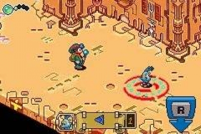 Screen ze hry Juka and the Monophonic Menace