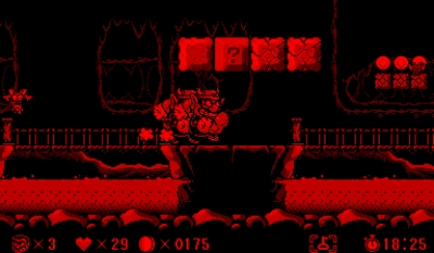 Screen ze hry Virtual Boy Wario Land
