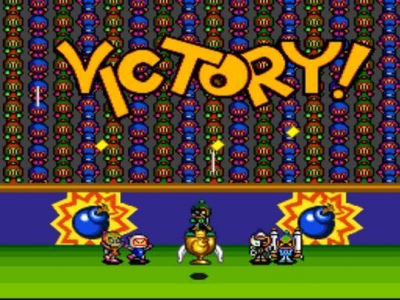 Screen ze hry Super Bomberman 4