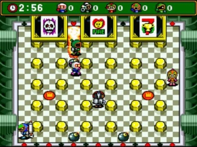 Screen ze hry Super Bomberman 4