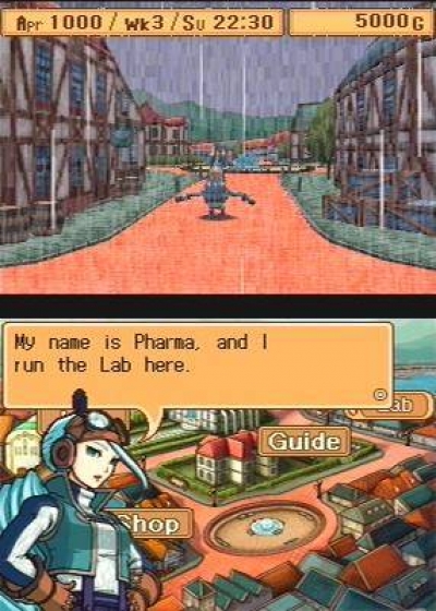 Screen ze hry Monster Rancher DS