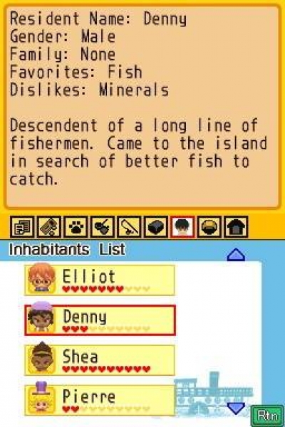 Screen ze hry Harvest Moon: Island of Happiness