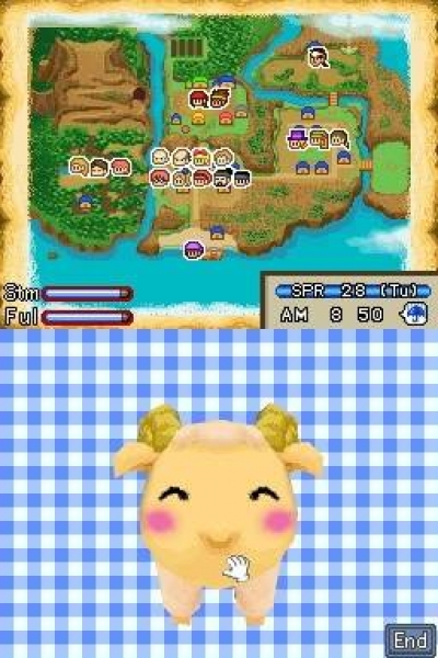 Screen ze hry Harvest Moon: Island of Happiness
