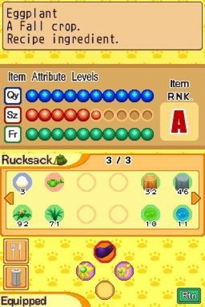 Screen ze hry Harvest Moon: Island of Happiness