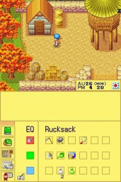 Screen ze hry Harvest Moon DS