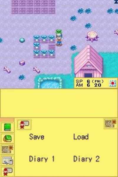 Screen ze hry Harvest Moon DS