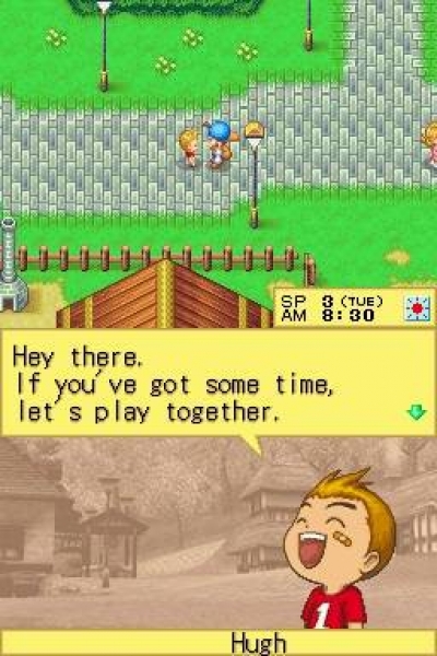 Screen ze hry Harvest Moon DS