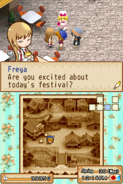 Screen ze hry Harvest Moon: Grand Bazaar