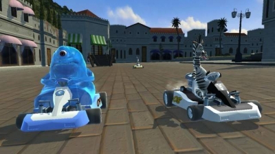 Screen ze hry DreamWorks Super Star Kartz