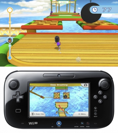 Screen ze hry Wii Fit U